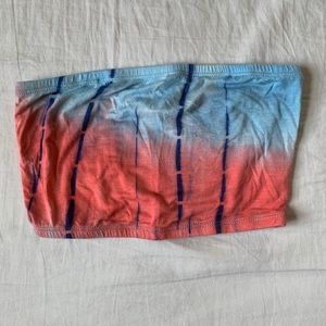 tie dye crop top